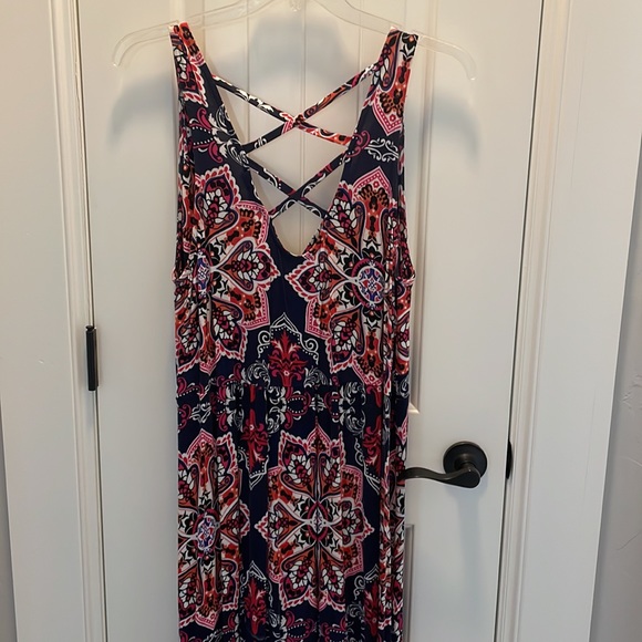 Sleeveless knit maxi dress - Picture 2 of 6